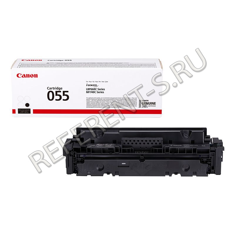 CANON Cartridge 055 (черный) заправка картриджа (без чипа)