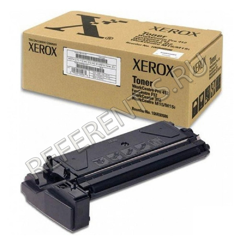 XEROX WC Pro 312, D15i, M15, 412 (106R00586) заправка картриджа